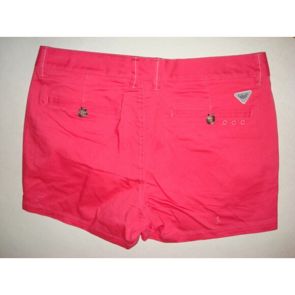 Womens 8 New NWT Columbia Pink Harborside Hike Shorts Pockets UPF 30 Geranium - Picture 6 of 8